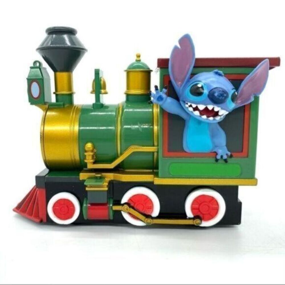 Disney Parks Exclusive Stitch Disneyland Railroad Pullback Toy